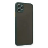 Apple iPhone 11 Pro Max Uyumlu Kılıf Montreal Silikon Kapak - Yeşil