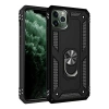 Apple iPhone 11 Pro Max Uyumlu Kılıf Sofya Yüzüklü Silikon Kapak - Siyah