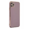 Apple iPhone 11 Pro Max Uyumlu Kılıf Volet Silikon - Mor
