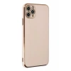 Apple iPhone 11 Pro Max Uyumlu Kılıf Volet Silikon - Pembe