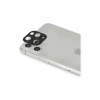 Apple iPhone 11 Pro Max Uyumlu Pers Alüminyum Kamera Lens - Siyah