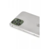 Apple iPhone 11 Pro Max Uyumlu Pers Alüminyum Kamera Lens - Yeşil
