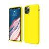 Apple iPhone 11 Pro Uyumlu Kılıf First Silikon - Sarı