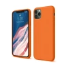 Apple iPhone 11 Pro Uyumlu Kılıf First Silikon - Turuncu