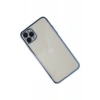 Apple iPhone 11 Pro Uyumlu Kılıf Lensli Silikon - Açık Mavi