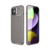 Apple iPhone 11 Uyumlu Kılıf Auto Focus Karbon Kapak - Gri