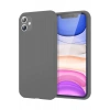 Apple iPhone 11 Uyumlu Kılıf First Silikon - Gri
