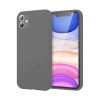 Apple iPhone 11 Uyumlu Kılıf First Silikon - Gri