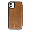 Apple iPhone 11 Uyumlu Kılıf Flip Cover - Taba