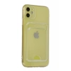 Apple iPhone 11 Uyumlu Kılıf Kart Şeffaf Silikon - Şeffaf