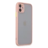 Apple iPhone 11 Uyumlu Kılıf Montreal Silikon Kapak - Pembe
