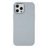 Apple iPhone 12 Pro Max Uyumlu Kılıf Asya Deri Silikon - Sierra Blue