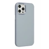 Apple iPhone 12 Pro Max Uyumlu Kılıf Asya Deri Silikon - Sierra Blue