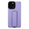 Apple iPhone 12 Pro Max Uyumlu Kılıf Mega Standlı Silikon - Lila