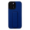 Apple iPhone 12 Pro Max Uyumlu Kılıf Mega Standlı Silikon - Mavi