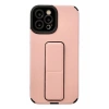Apple iPhone 12 Pro Max Uyumlu Kılıf Mega Standlı Silikon - Pudra