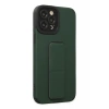 Apple iPhone 12 Pro Max Uyumlu Kılıf Mega Standlı Silikon - Yeşil