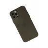 Apple iPhone 12 Pro Max Uyumlu Kılıf Puma Silikon - Gri