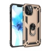 Apple iPhone 12 Pro Max Uyumlu Kılıf Sofya Yüzüklü Silikon Kapak - Gold