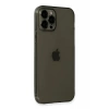 Apple iPhone 12 Pro Uyumlu Kılıf Fly Lens Silikon - Siyah