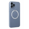 Apple iPhone 12 Pro Uyumlu Kılıf Jack Magneticsafe Lens Silikon - Sierra Blue