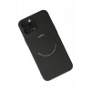 Apple iPhone 12 Pro Uyumlu Kılıf Jack Magneticsafe Lens Silikon - Siyah