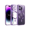 Apple iPhone 12 Pro Uyumlu Kılıf Kross Magneticsafe Kapak - Mor