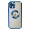Apple iPhone 12 Pro Uyumlu Kılıf Slot Silikon - Mavi