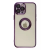 Apple iPhone 12 Pro Uyumlu Kılıf Slot Silikon - Mor