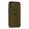 Apple iPhone 12 Uyumlu Kılıf Fly Lens Silikon - Siyah