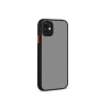 Apple iPhone 12 Uyumlu Kılıf Montreal Silikon Kapak - Siyah