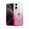 Apple iPhone 12 Uyumlu Pummel Shiny Magsafe Kapak - Pembe