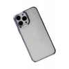 Apple iPhone 13 Pro Max Uyumlu Kılıf Element Silikon - Mor