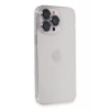 Apple iPhone 13 Pro Max Uyumlu Kılıf Luko Lens Silikon - Sierra Blue