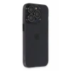 Apple iPhone 13 Pro Max Uyumlu Kılıf Luko Lens Silikon - Siyah