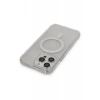 Apple iPhone 13 Pro Max Uyumlu Kılıf Matte Şeffaf Magneticsafe - Şeffaf