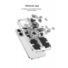 Apple iPhone 13 Pro Max Uyumlu Kılıf Mekanik Bumper Kapak - Mavi