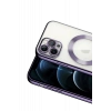 Apple iPhone 13 Pro Uyumlu Kılıf Kross Magneticsafe Kapak - Mor