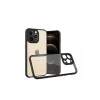Apple iPhone 13 Pro Uyumlu Kılıf Miami Şeffaf Silikon - Siyah