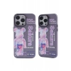 Apple iPhone 13 Pro Uyumlu Kılıf Prada Desenli Kapak - Prada Mor - 1