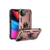 Apple iPhone 13 Uyumlu Kılıf Sofya Yüzüklü Silikon Kapak - Rose