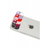 Apple iPhone 13 Uyumlu Rainbow Kamera Lens Koruma Cam - Mor