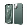 Apple iPhone 14 Kılıf First Silikon - Koyu Yeşil
