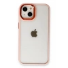 Apple iPhone 14 Plus Uyumlu Kılıf Dora Kapak - Pudra