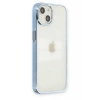 Apple iPhone 14 Plus Uyumlu Kılıf Element Silikon - Sky Blue