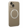 Apple iPhone 14 Plus Uyumlu Kılıf Jack Magneticsafe Lens Silikon - Gold