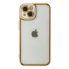 Apple iPhone 14 Plus Uyumlu Kılıf Liva Lens Silikon - Beyaz