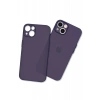 Apple iPhone 14 Plus Uyumlu Kılıf Puma Silikon - Koyu Mor
