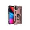 Apple iPhone 14 Plus Uyumlu Kılıf Sofya Yüzüklü Silikon Kapak - Rose