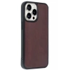 Apple iPhone 14 Pro Max Uyumlu Kılıf Aras Deri Kapak - Bordo